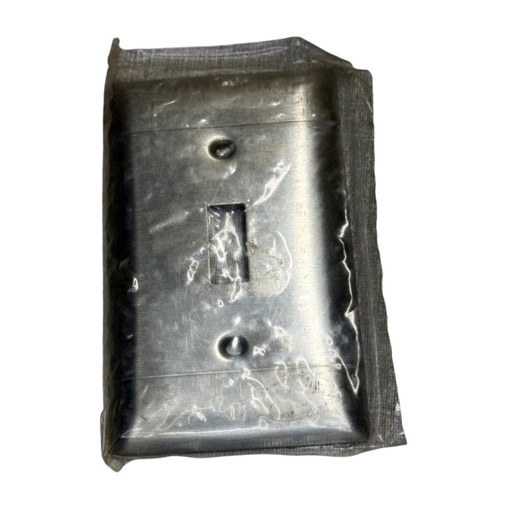Stainless Steel Single Gang Toggle Switch Wall Plate Cover New